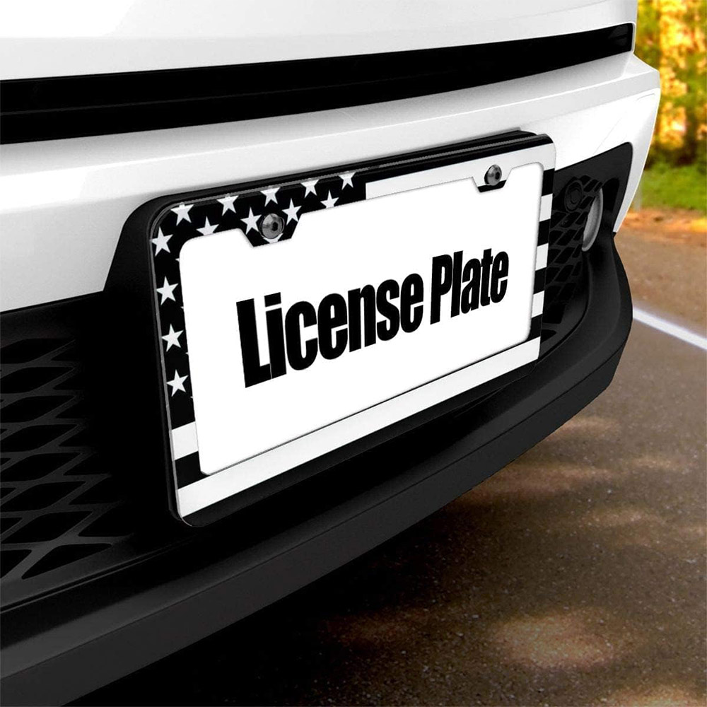 Custom Car License Plate Frames Personalized Text Image Logo Auto