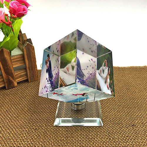 Custom 3D Photo Crystal Cube | Custom Gifts - Create Your Own Gifts